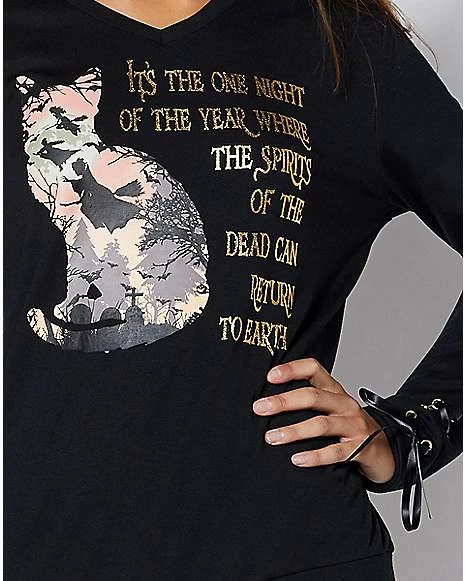 Budget ⌛ Thackery Binx Cat Sweatshirt - Hocus Pocus ✔️ - Image 2