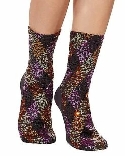 Promo 😉 Harley Quinn Sequin 🧦 Socks - Birds of Prey ✔️