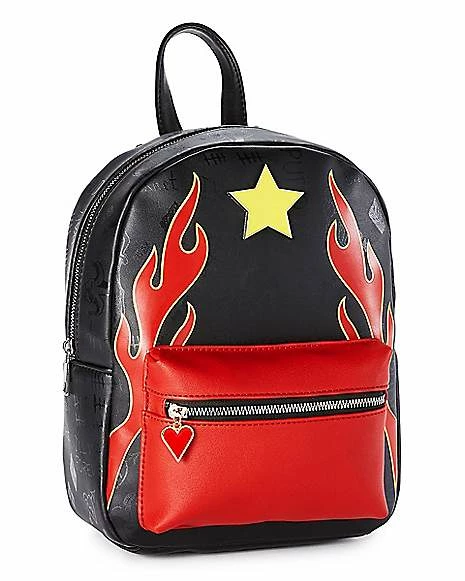 New π Flame Star Mini Harley Quinn π Backpack - Birds of Prey π - Image 2